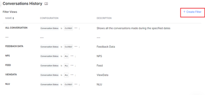 Create Conversation Filter
