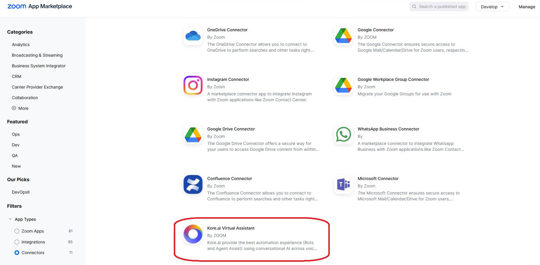 Kore AI Virtual Assistant