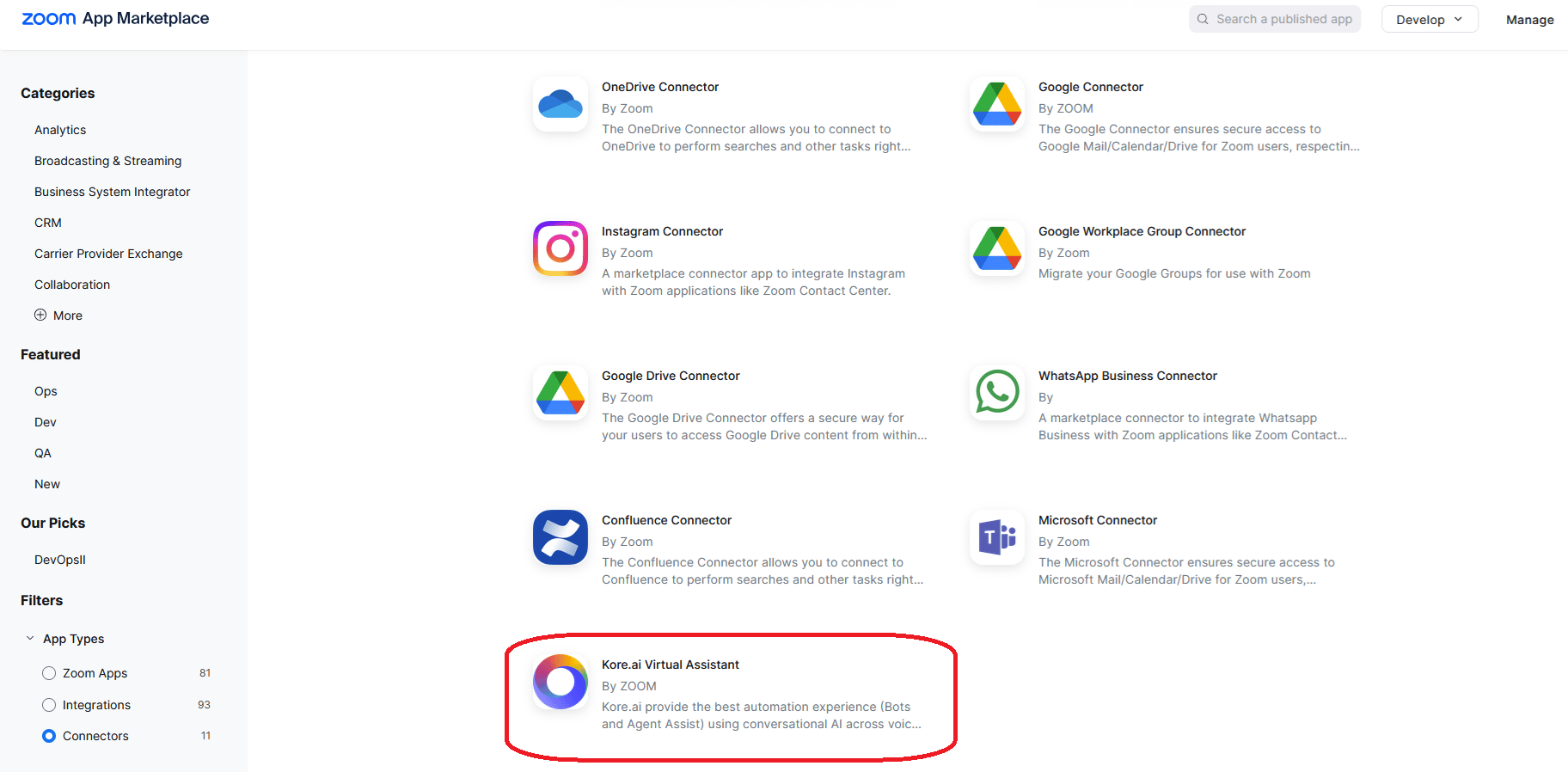 Kore AI Virtual Assistant