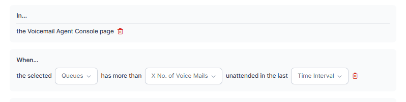 Console Voicemail