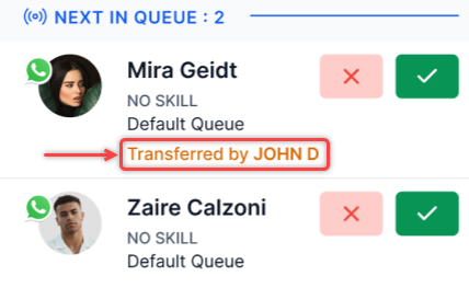 Transferred Conversation
