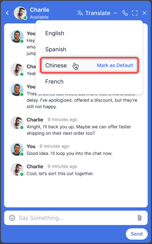 Mark as Default