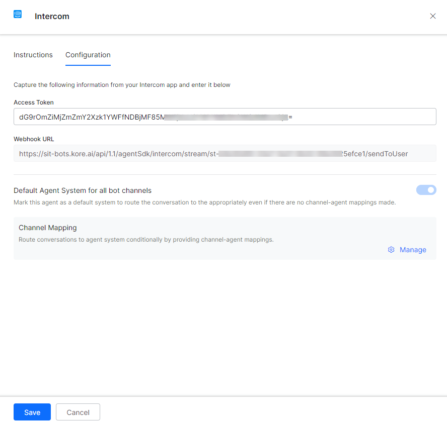 Customize channel mapping