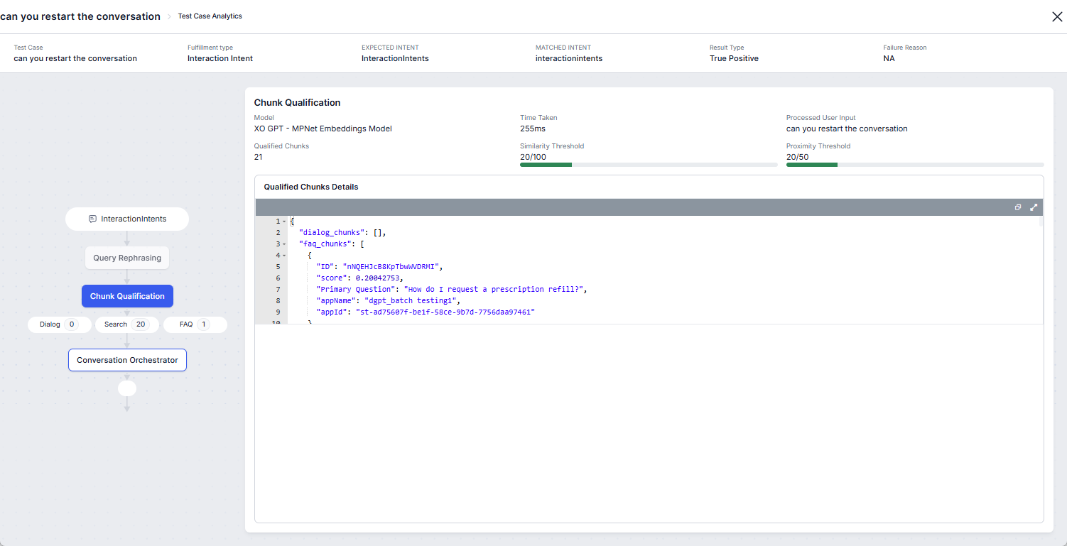 Batch Testing test case details
