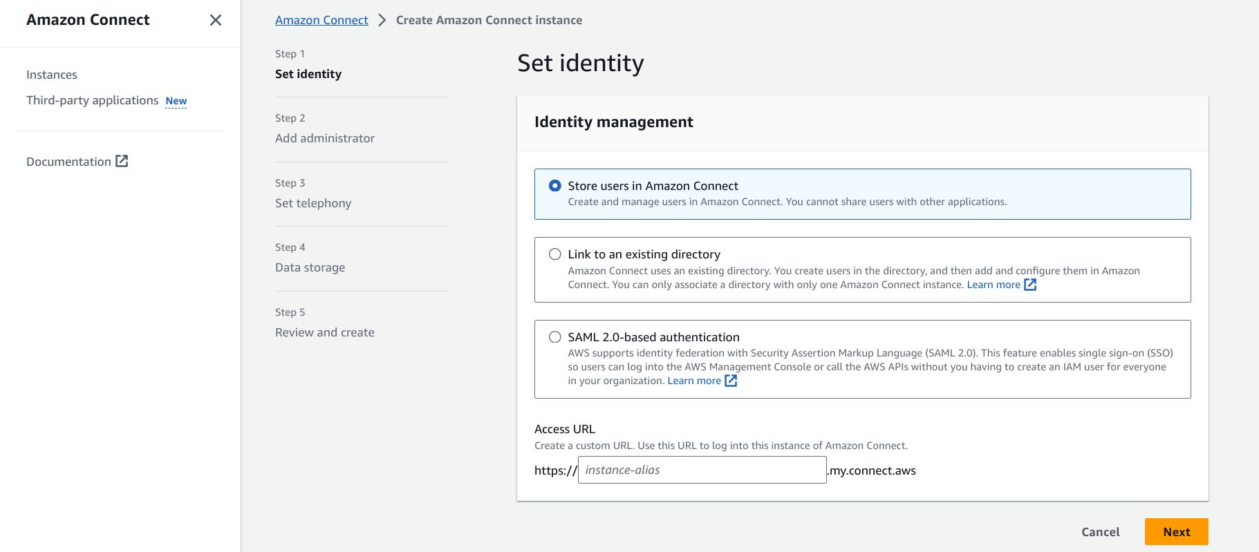 identity-management-access-url