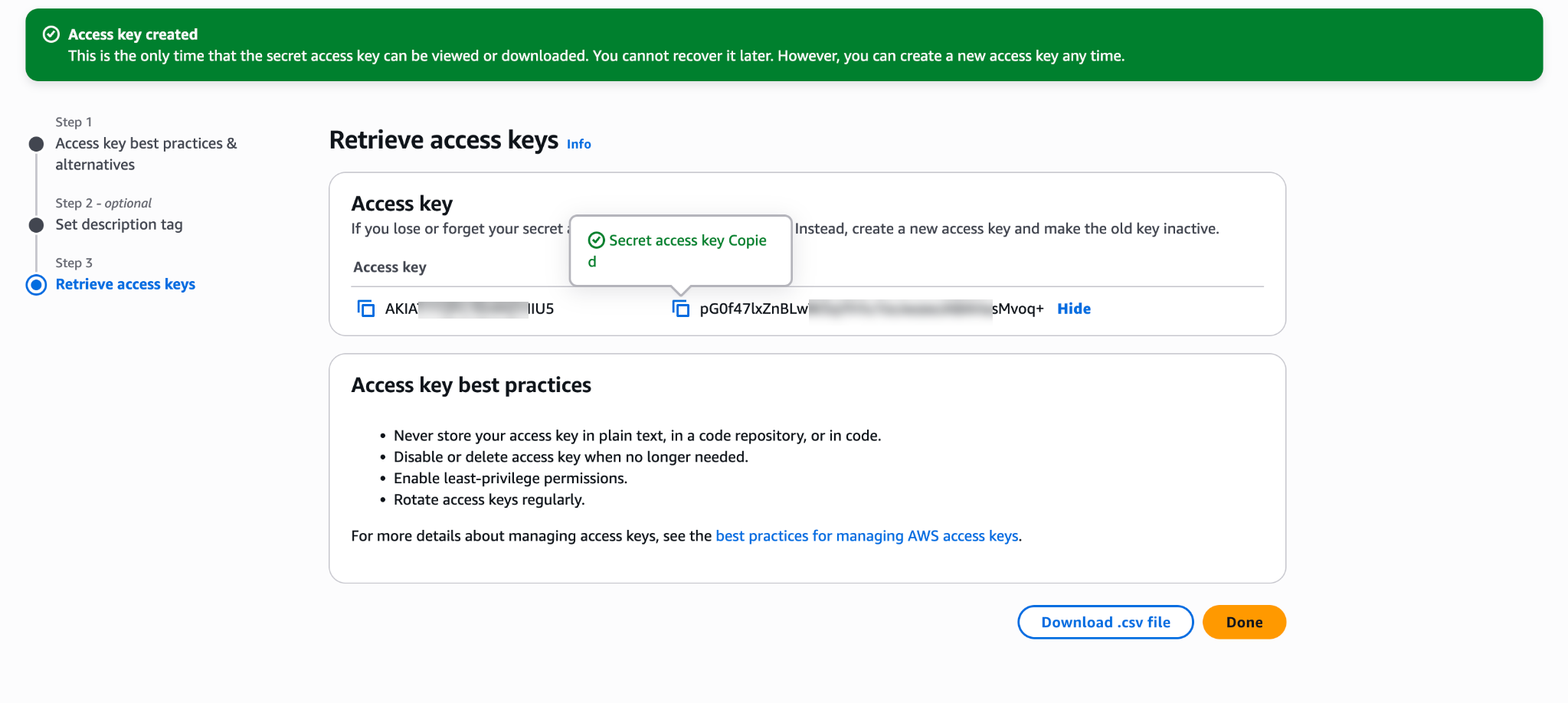 create-access-key