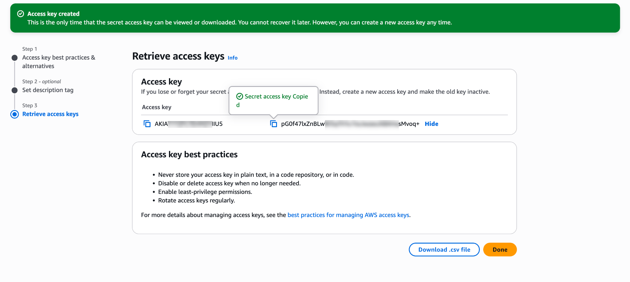 create-access-key