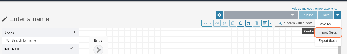 click-import