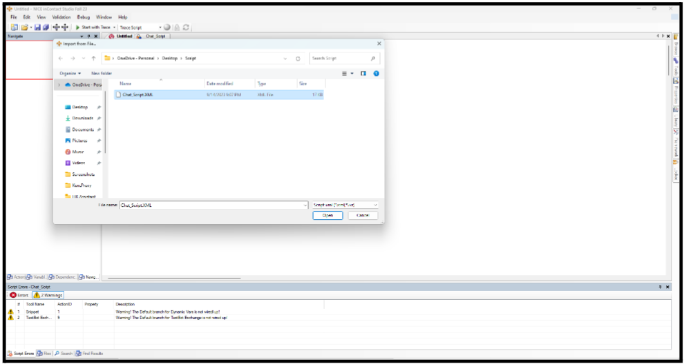 Save Studio Script