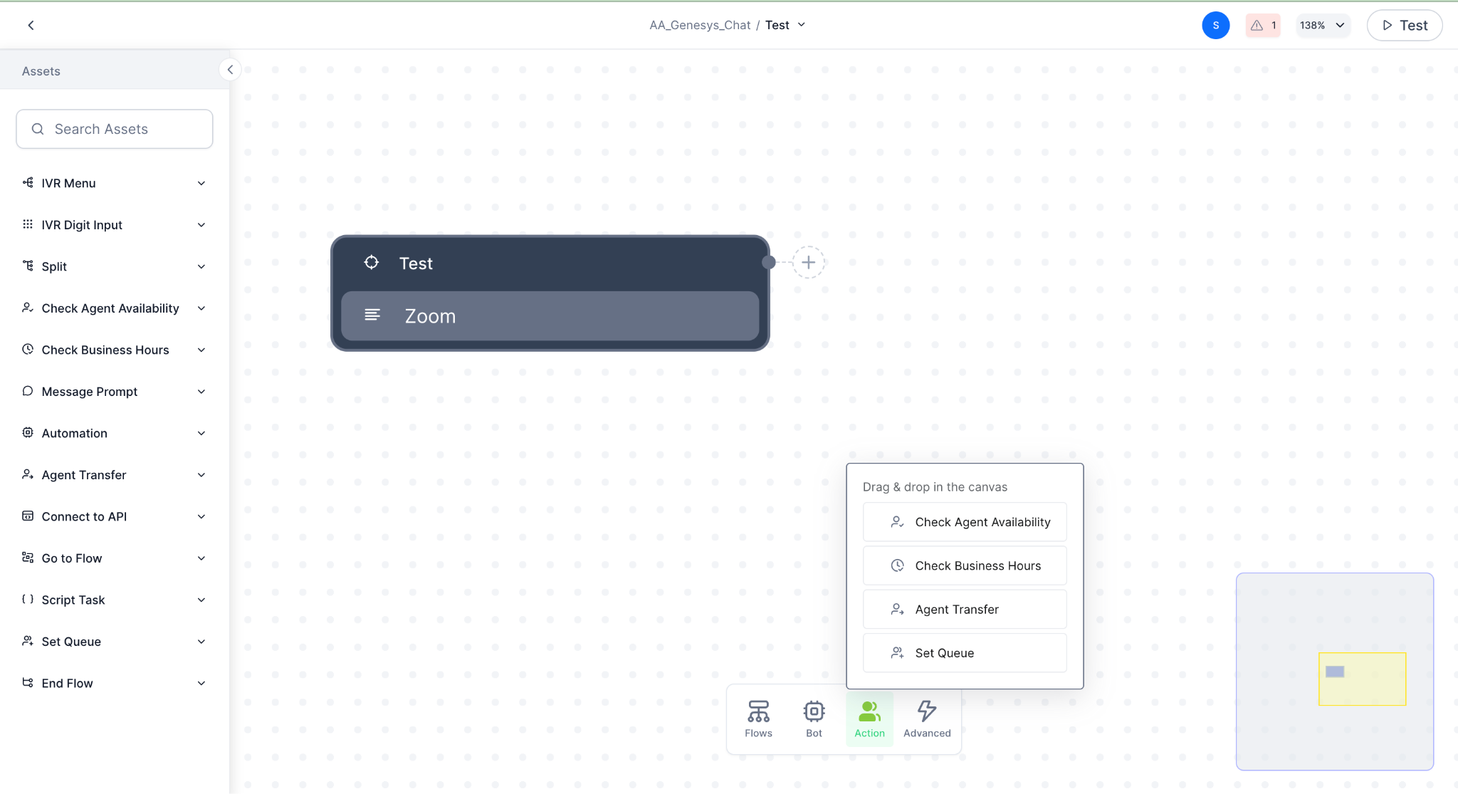 Agent Transfer Node