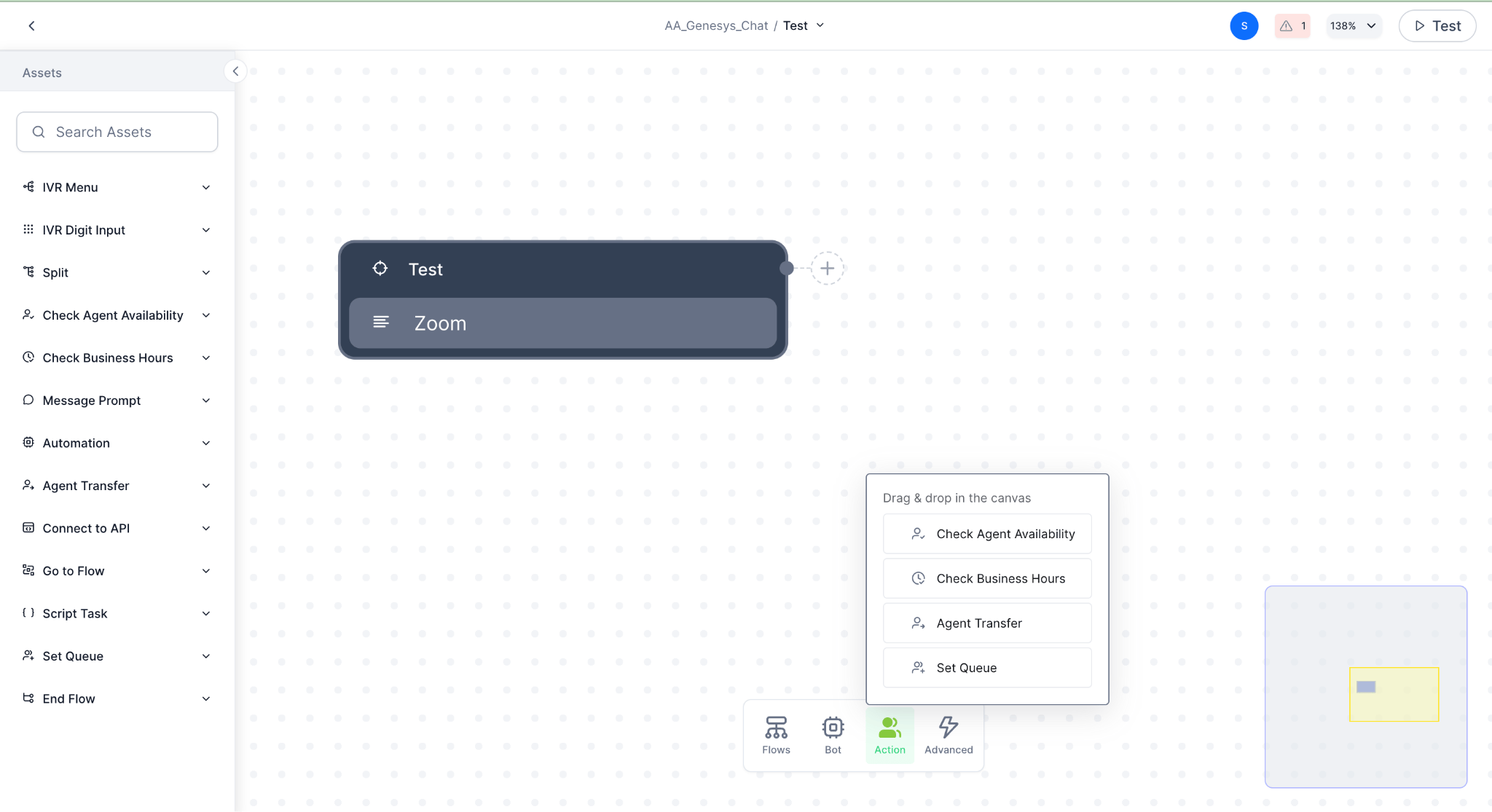 Agent Transfer Node
