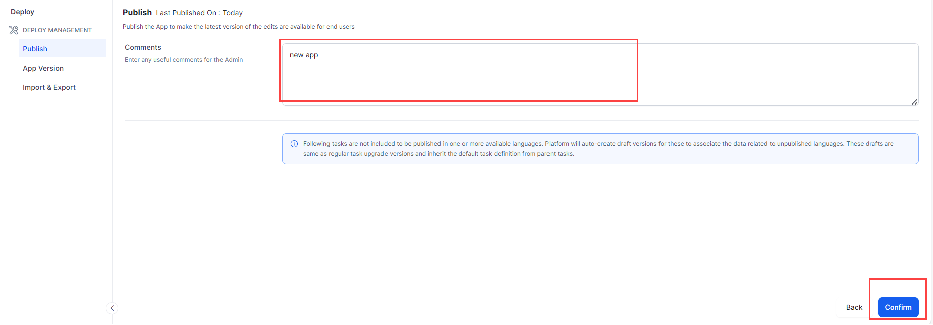 Confirm Publishing