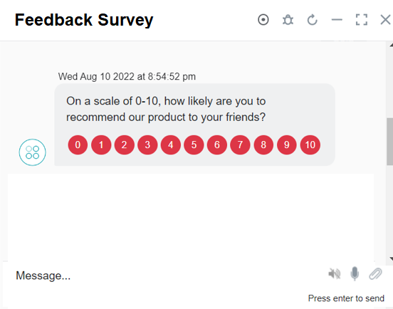 Feedback Survey template