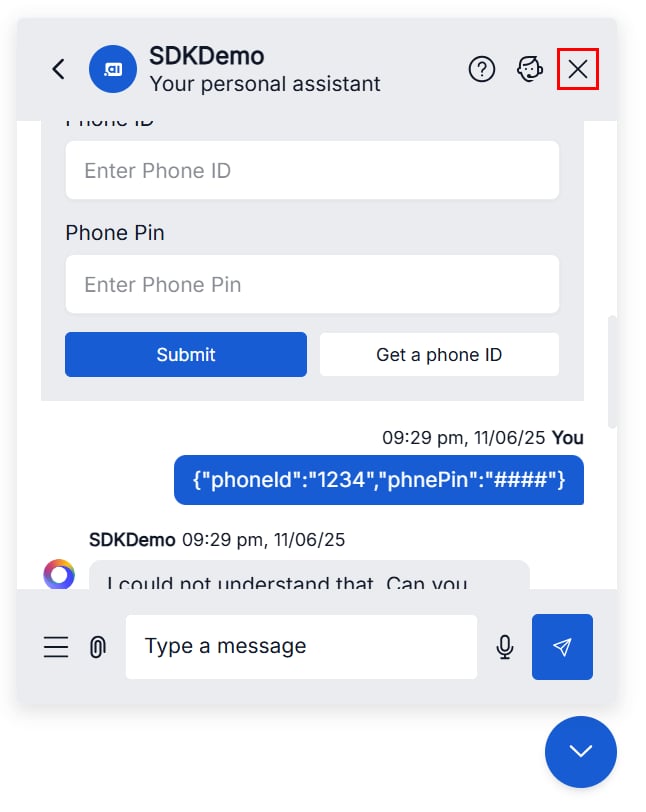 Chat Window