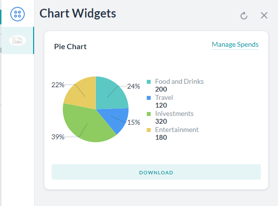 Pie chart template