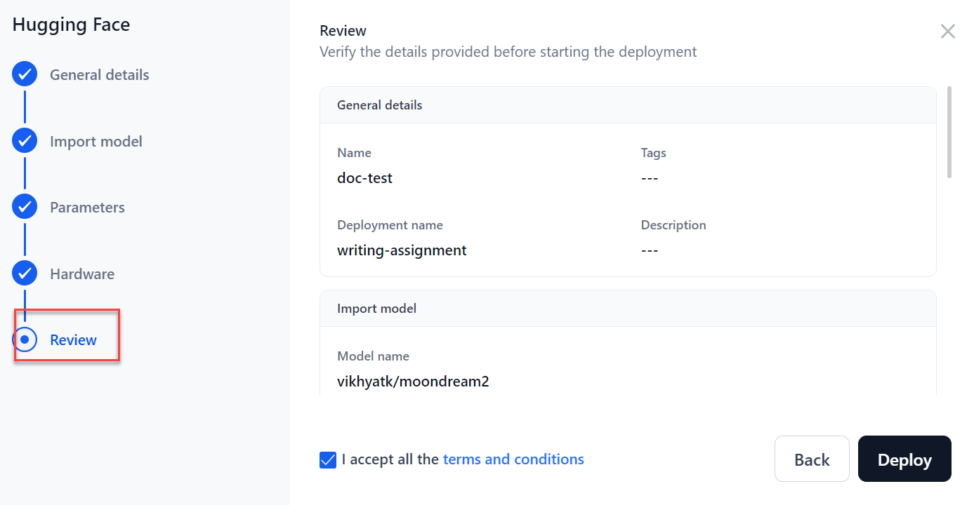 Deploy Hugging Face Review