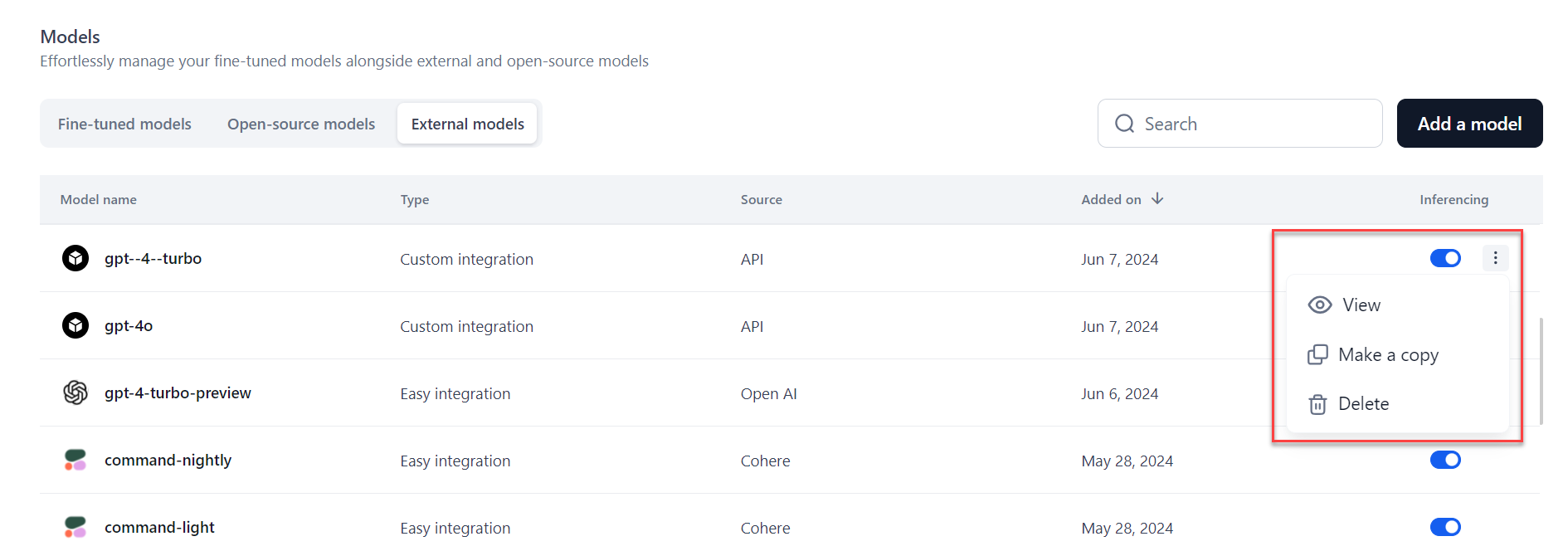 Three Dots Icon Options