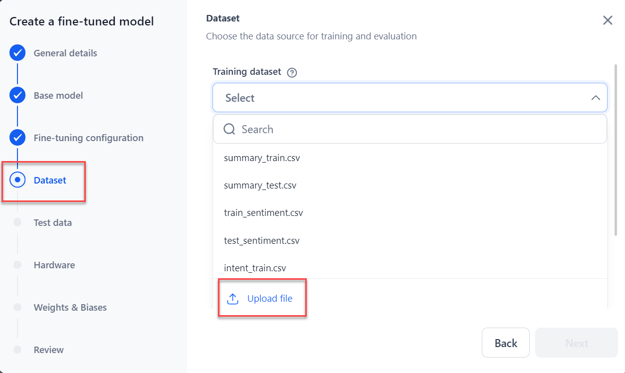 Dataset Section
