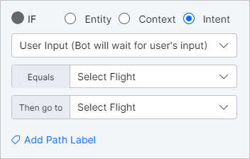 Follow-up intent - Wait for User Input