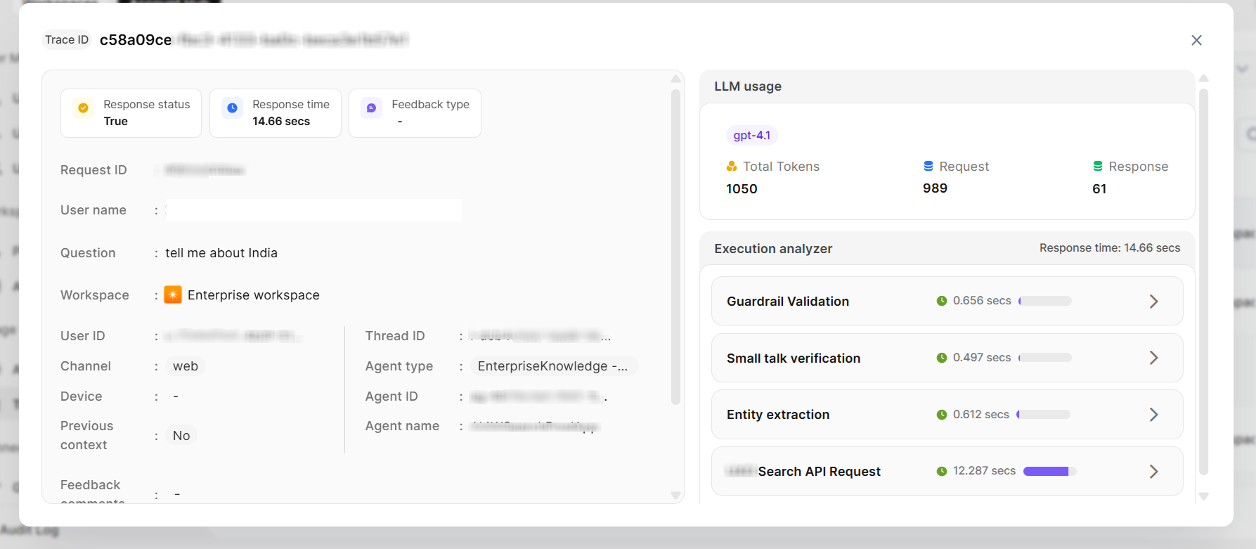 execution analyzer