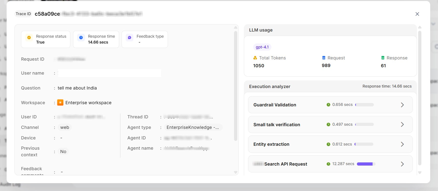 execution analyzer