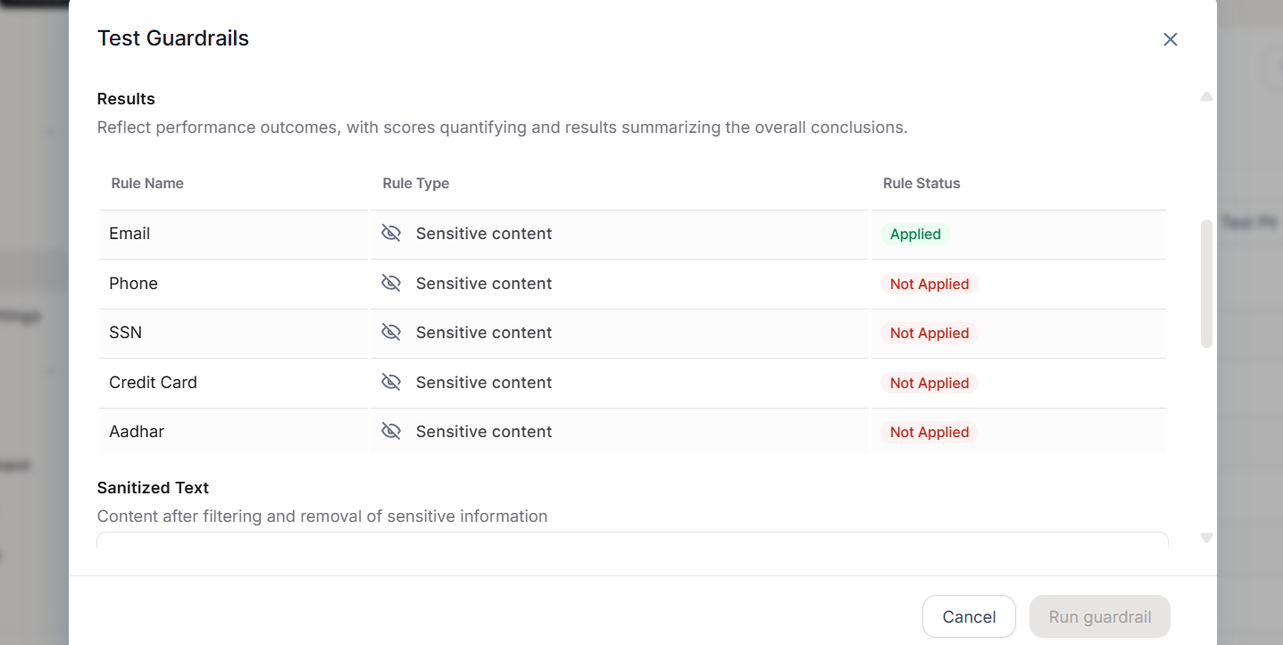 Testing framework
