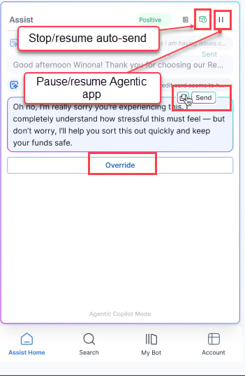 Agentic Message Controls