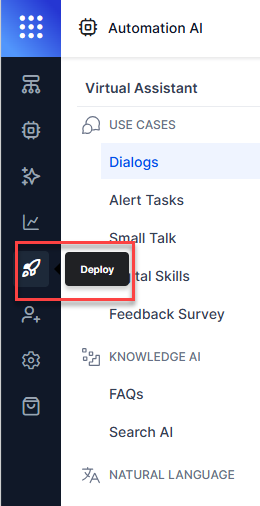 Deploy option