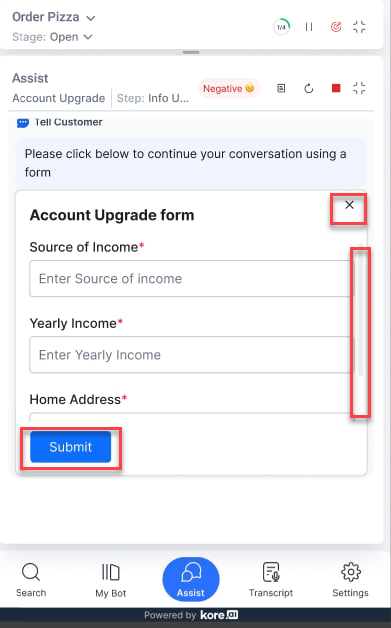 Submit Button