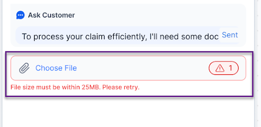 25MB Error