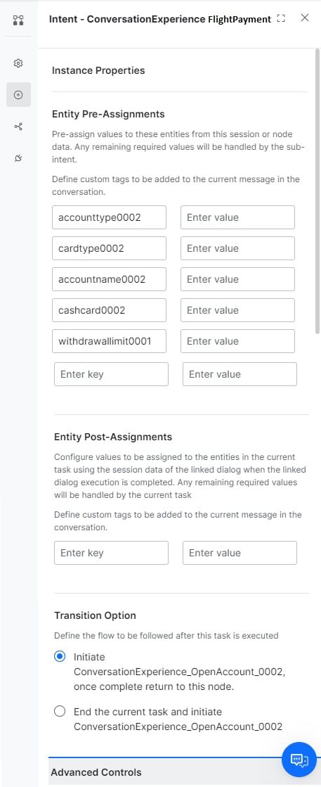 sub dialog node