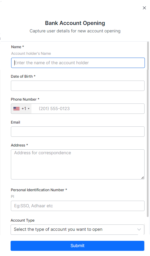 formMetaData - Case study form
