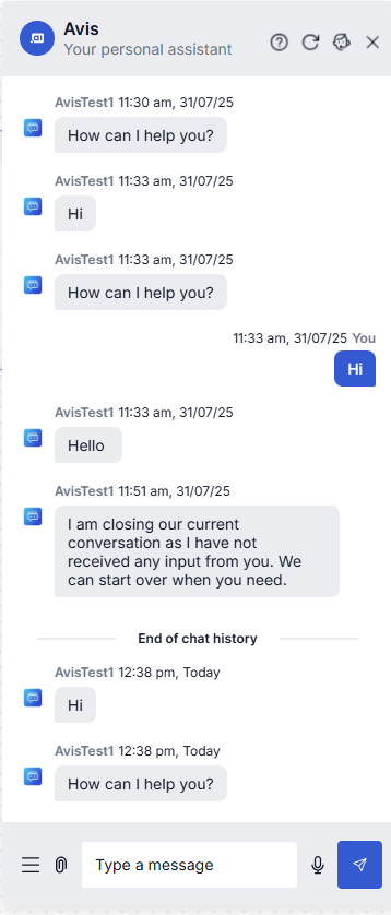 Chat Window