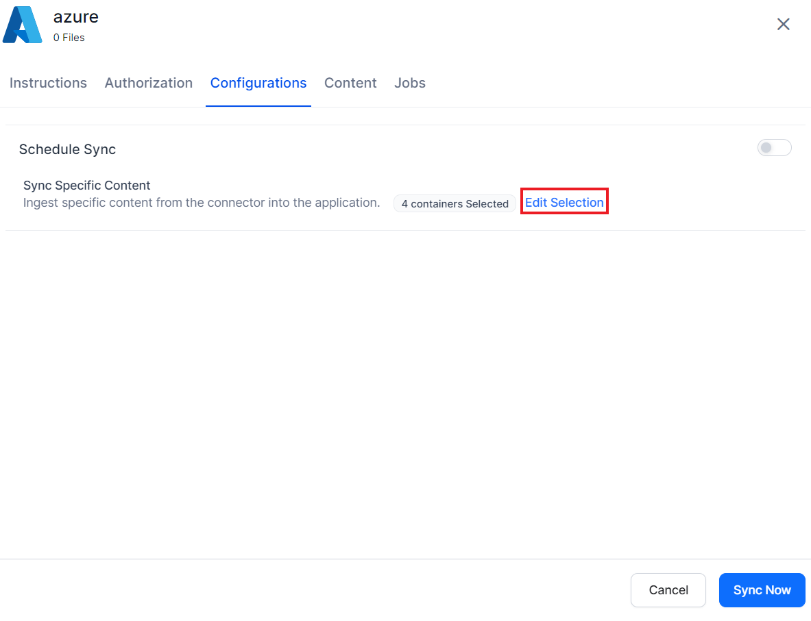 Edit Selected Containers