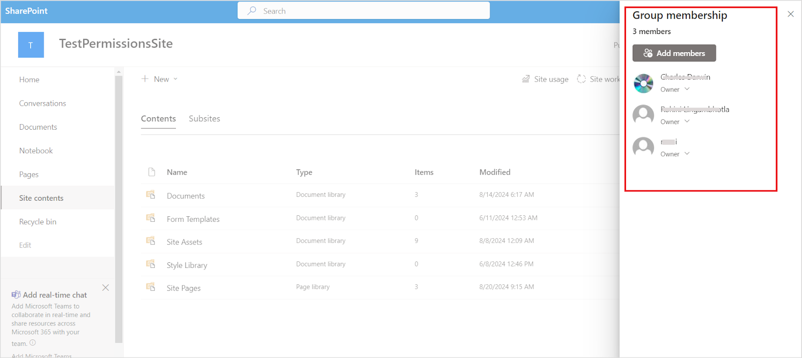 Office 365 Members