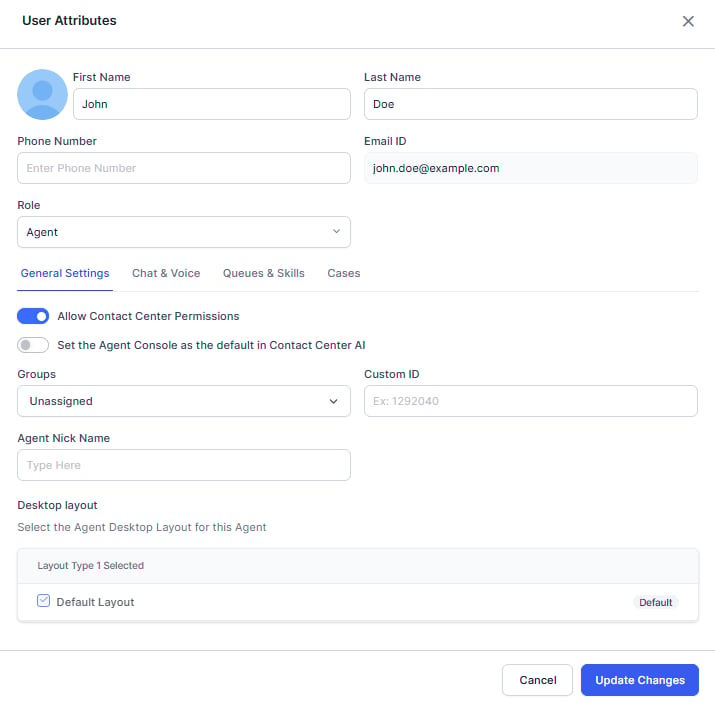 General Settings