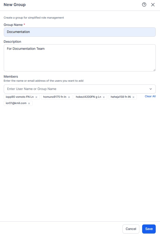 Create Groups