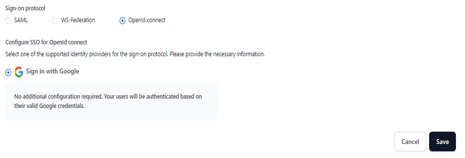 sign in with google