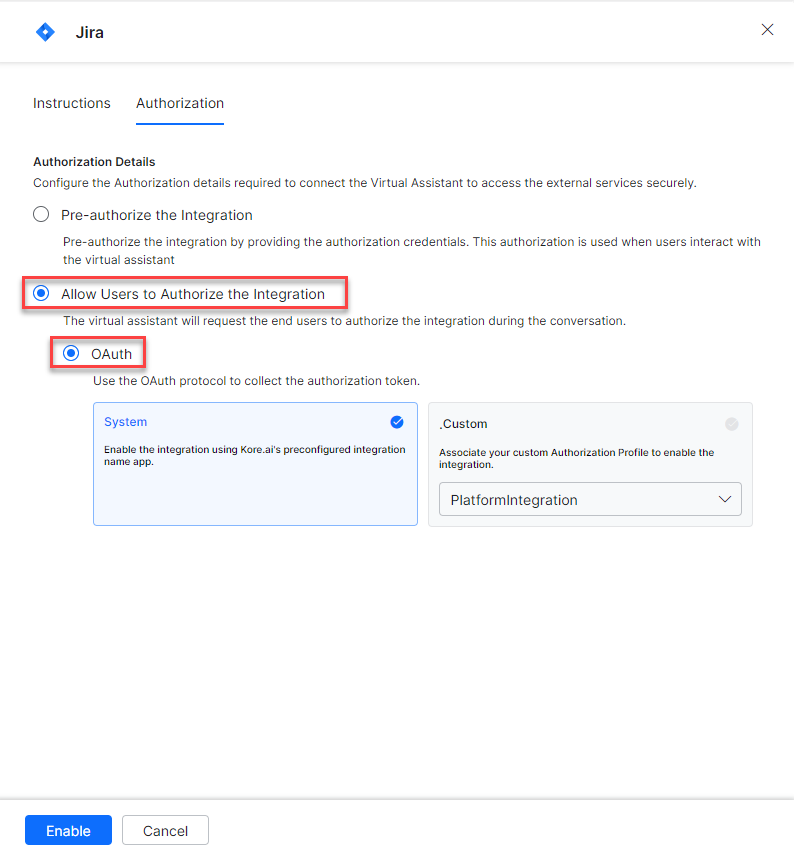 Authorization Type-OAuth