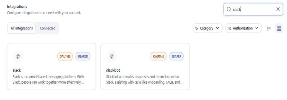 search integration