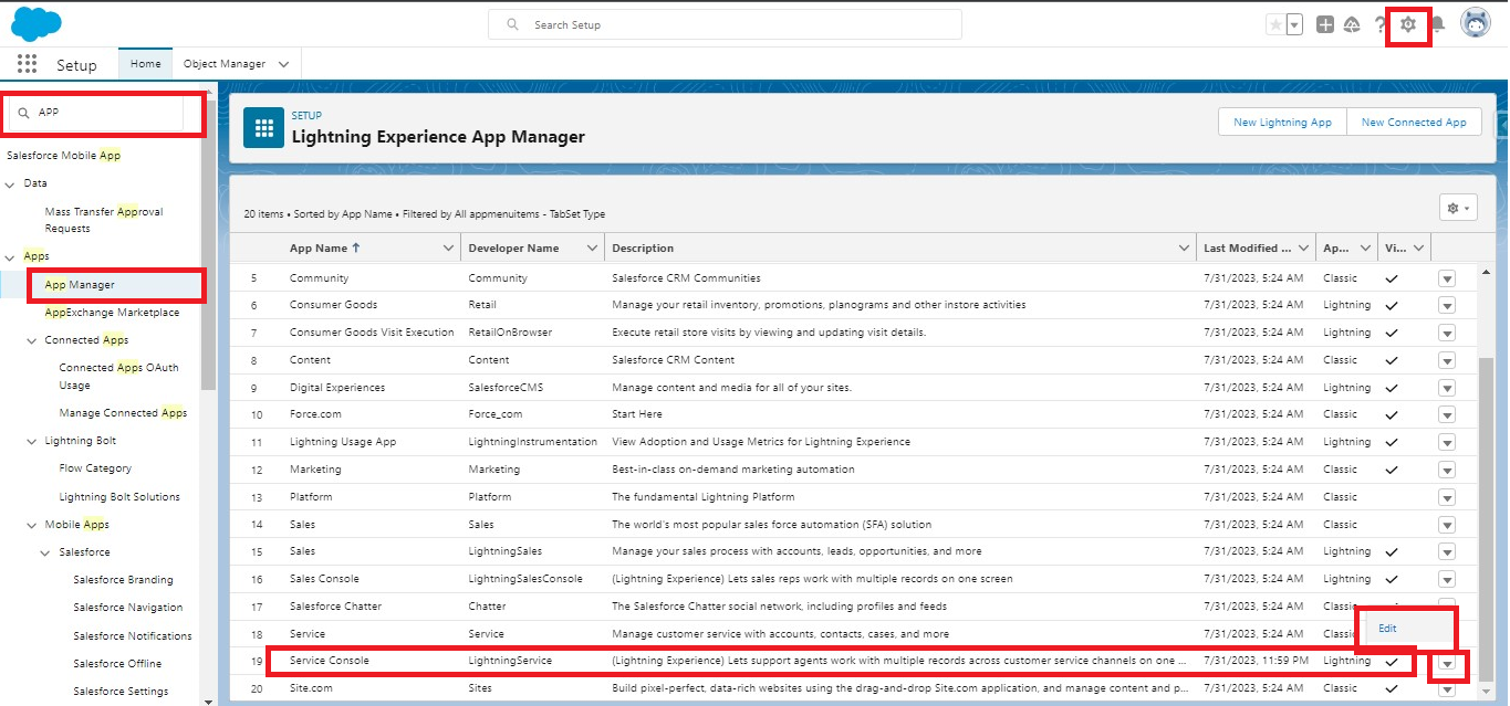 lightning-experience-app-manager