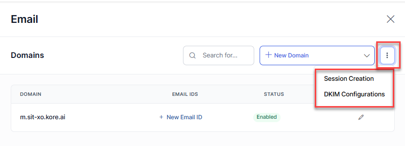 Email Settings