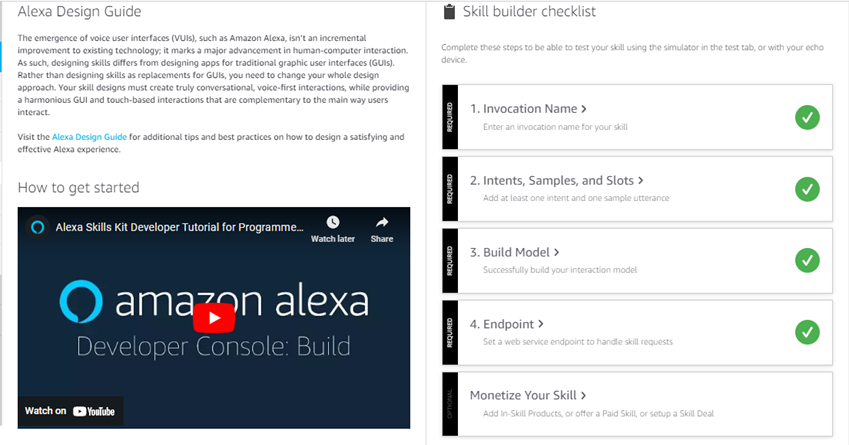 builder checklist