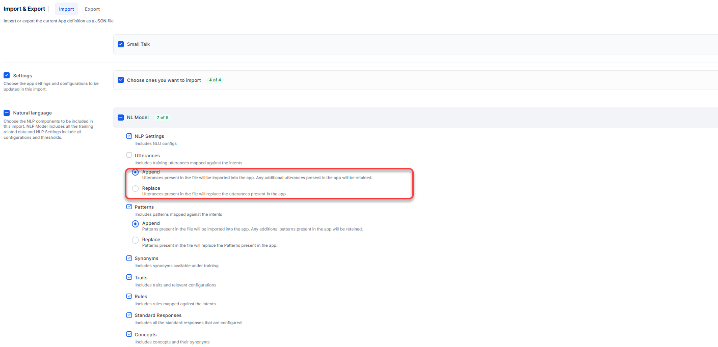 App import - NLP