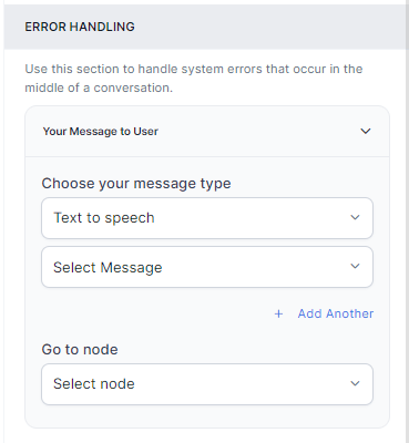 Error Handling