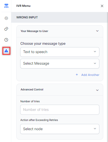 Wrong Input