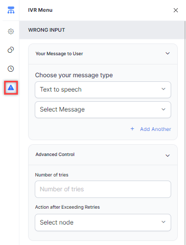 Wrong Input