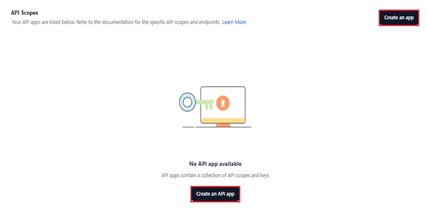 create api app
