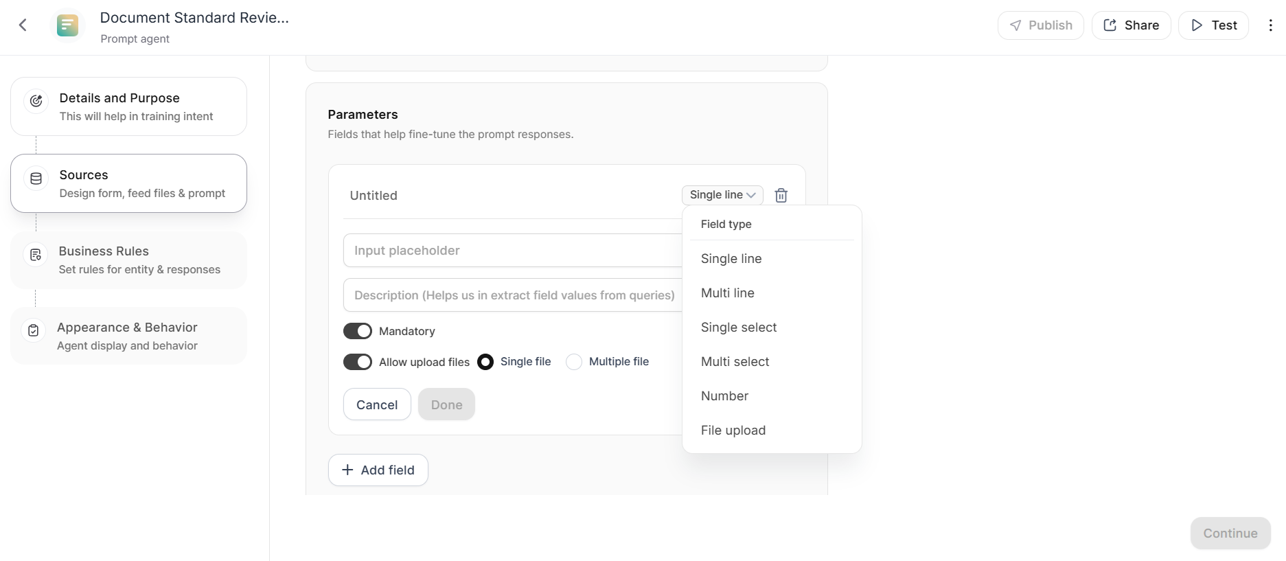 URL content configuration