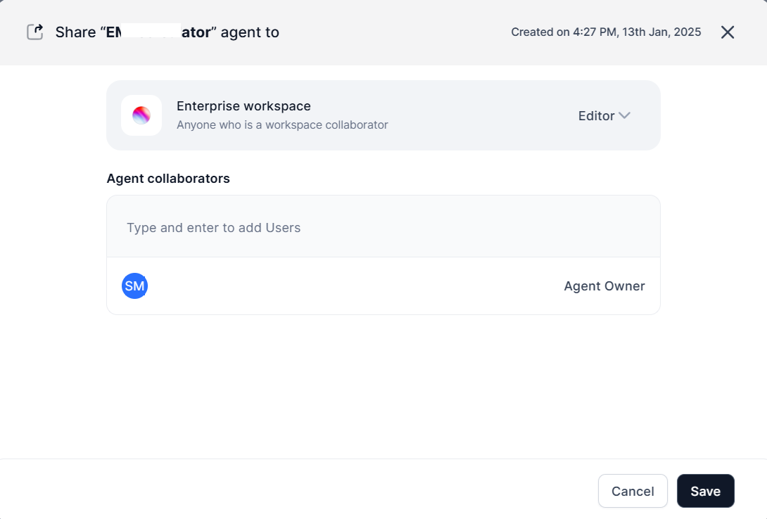Agent Management